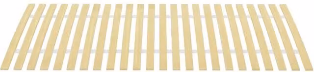 Berkfield Home Slatted Bed Base with 24 Cambered Sprung Wood Slats, W/D/H: 100 x 200 cm, Light Brown