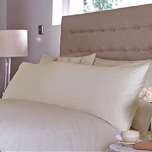 Charlotte Thomas Sestina Cotton Percale Bolster Pillowcase in White – 1