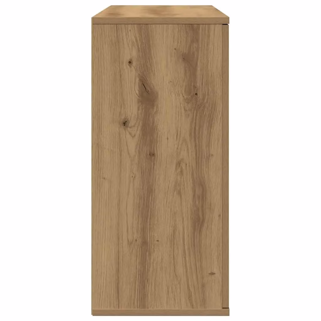 Berkfield Home Artisan Oak Sideboard in Brown, W/D/H: 90 x 29.5 x 65 cm – 3