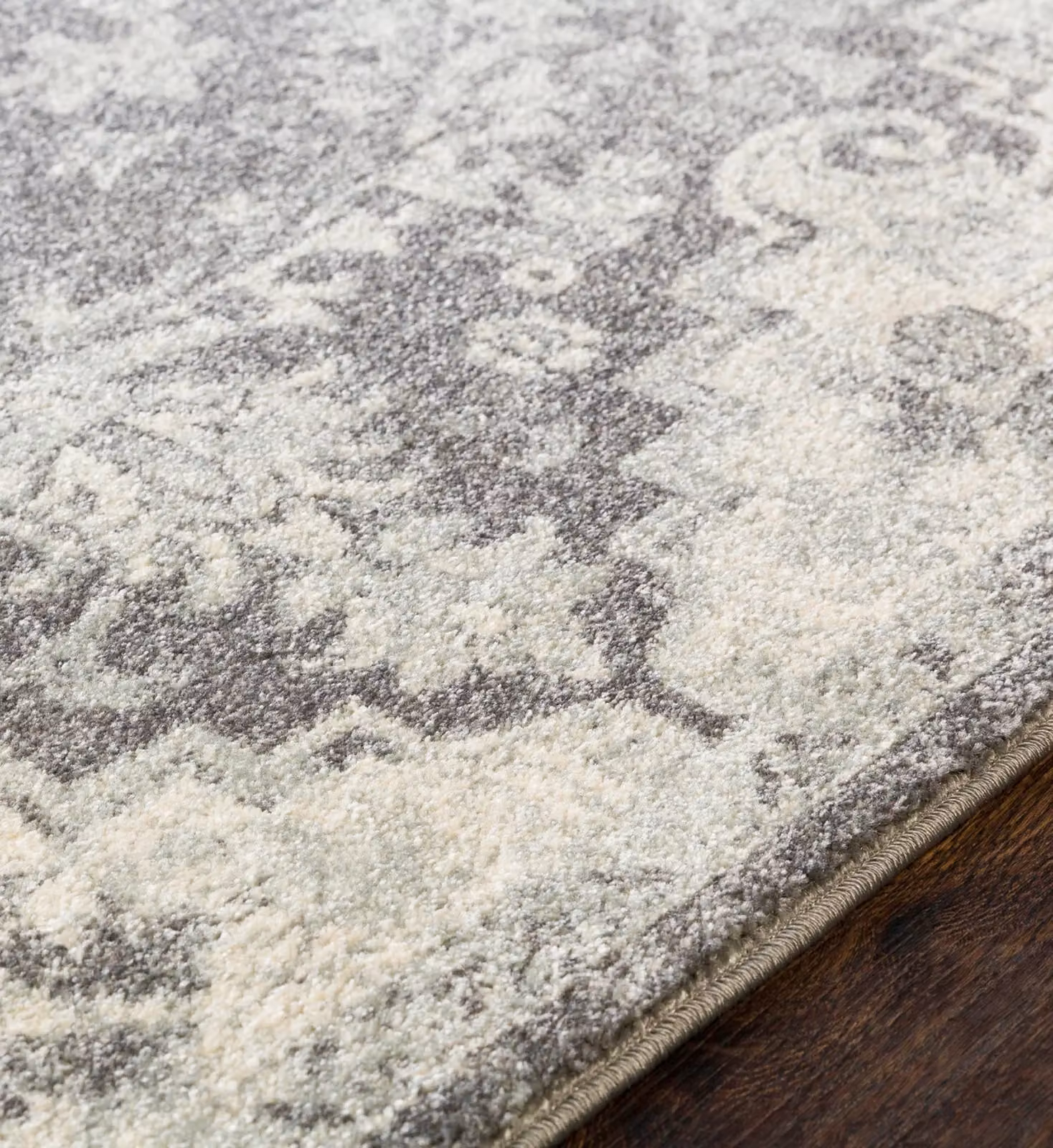 Livabliss Harput Vintage Boho Living Room Rug in Black and Grey, W: 80 cm, L: 220 cm – 1