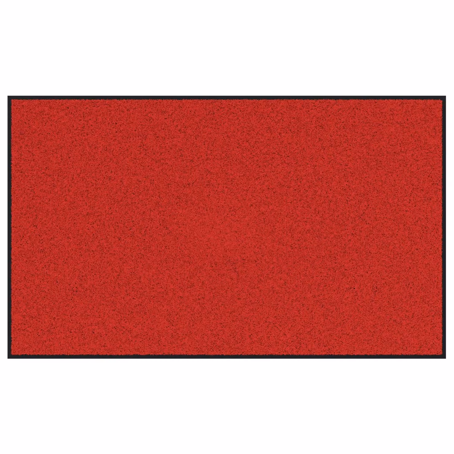 Berkfield Home Rectangular Red and Black Non-Slip Polypropylene Door Mat W: 90 cm, L: 150 cm – 2