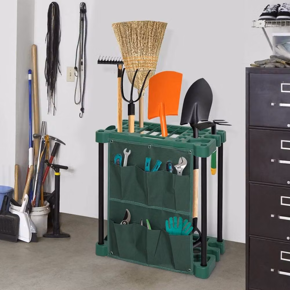 Kelvenix Garden Tool Storage Rack in Green, W: 520 cm, D: 52 cm, H: 52 cm – 4