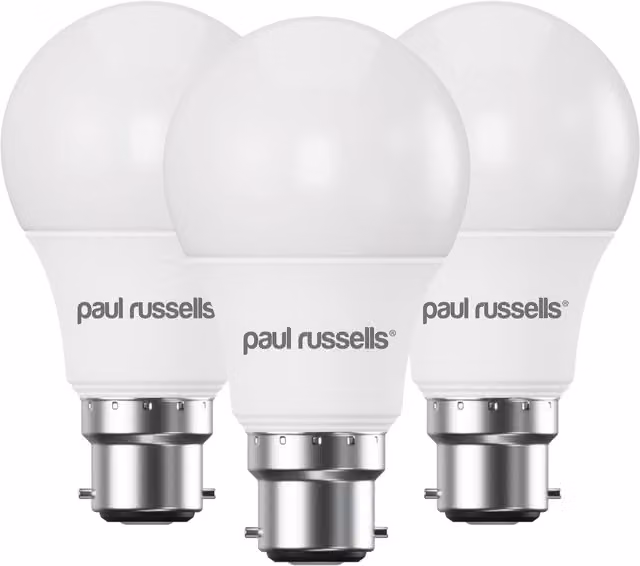 Paul Russells 8.5W Dimmable LED Globe Bulb, B22, 806lm, Cool White