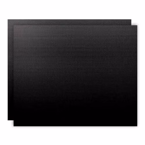 SPARES2GO Non Stick Universal Teflon Oven Liners, Black, W 50 cm x D 40 cm (Pack of 2) – 4
