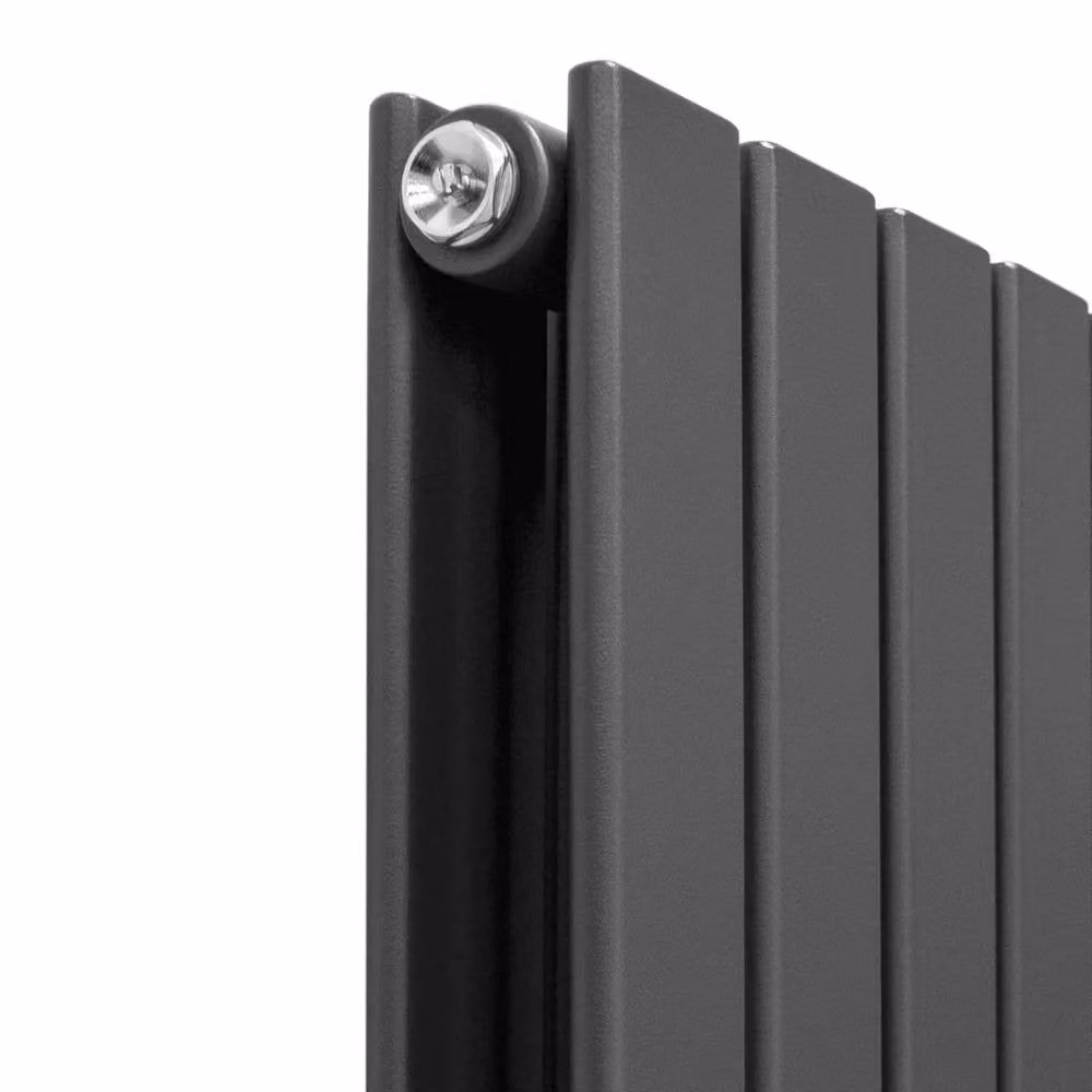 Monstershop Designer Steel Flat Panel Radiator in Anthracite Grey, H 180 cm x W 28 cm x D 1.5 cm – 5