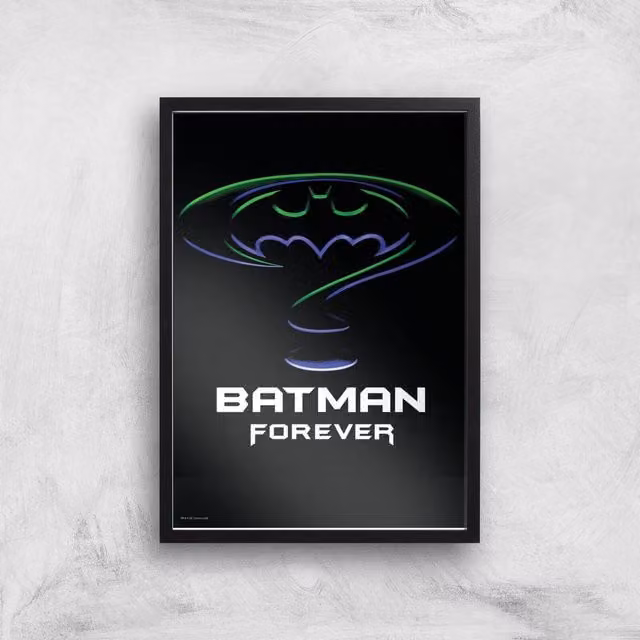 Batman Forever Multicolour Giclee Art Print on Paper, W: 42.0 cm, H: 59.4 cm