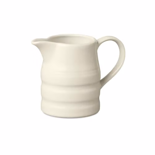WM Bartleet & Sons Ceramic Churn Style Serving Jug, 0.28 l in Beige