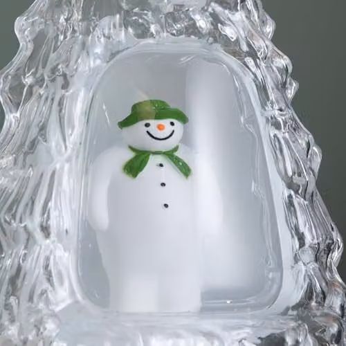 Samuel Alexander The Snowman Battery Operated Light Up Christmas Tree Water Spinner with LEDs, Height: 33 cm – 3