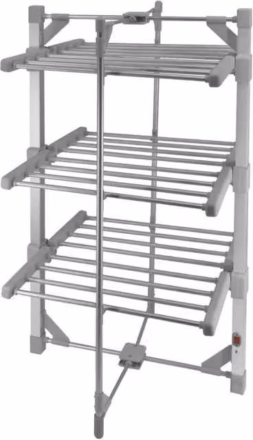 Monstershop Heated Clothes Airer in Grey, W/D/H: 111.0 x 62.0 cm