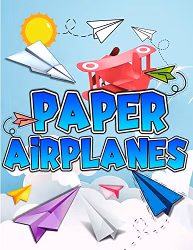 Gopublish Paper Airplanes Book: Creative Folding Guide and Activity Book for Kids with Tear-Out Projects, Multicolour