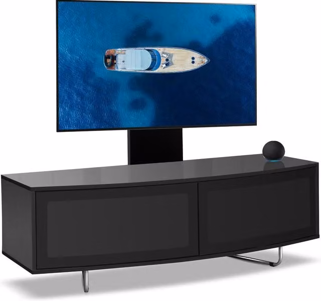 Centurion Supports CARU TV Cabinet with Mounting Arm in Black