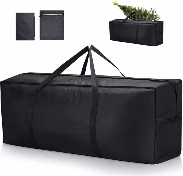SPETLEK Waterproof Furniture Cushion Storage Bag, Black, W/D/H: 173 x 51 x 76 cm