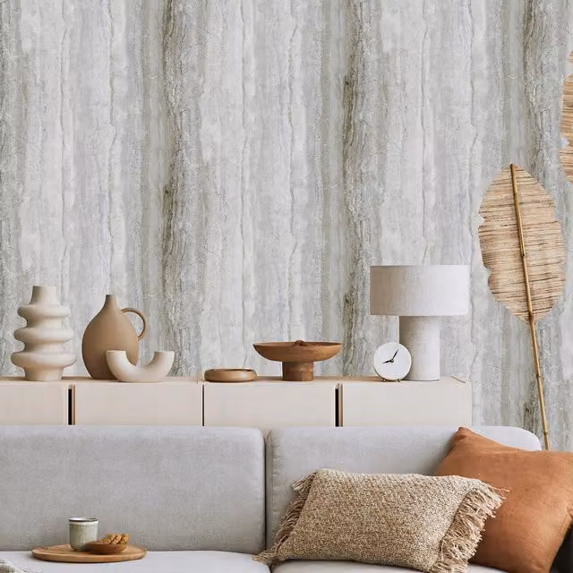 Debona Abstract Modern Metallic Marble Wallpaper in Grey, Gold, Blue and Green