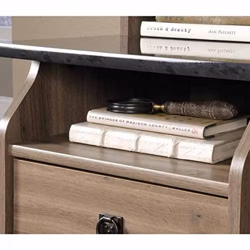 Teknik Country House Writing Desk in Brown Oak Finish – 2