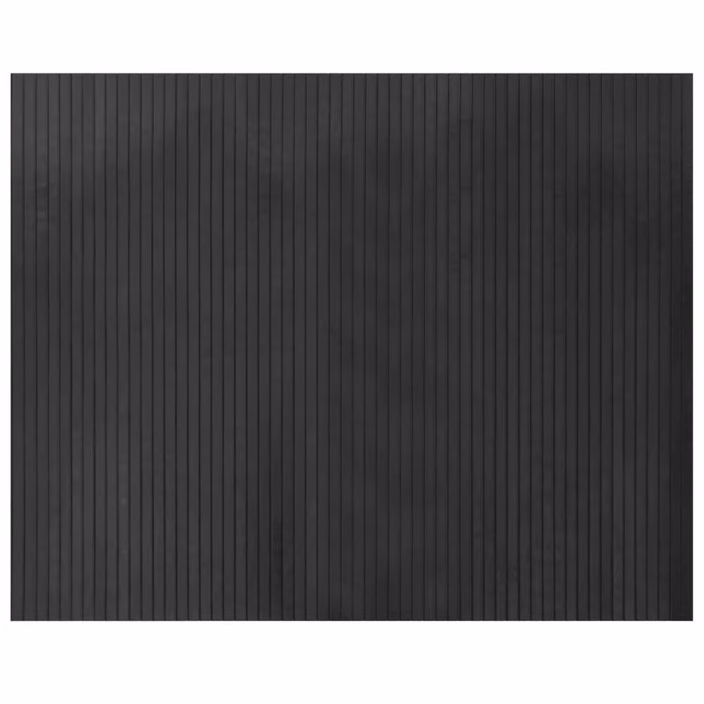 Berkfield Home Rectangular Striped Rug in Grey and Black, W/D: 80 x 100 cm – 2