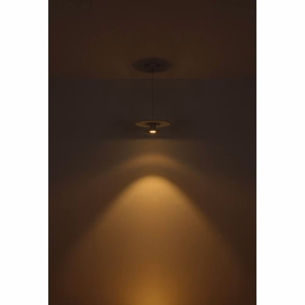 Netlighting Carter LED Pendant Ceiling Light, White Matt, Warm White 3000K – 2