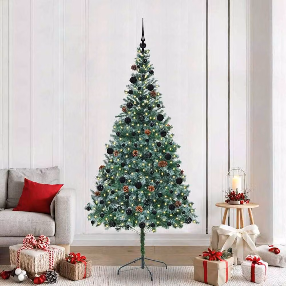 Berkfield Home Elegant Artificial Christmas Tree in Green, Height: 210 cm – 2