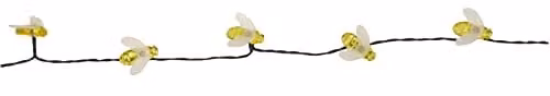 Smart Garden Products Solar Powered Buzzy Bee String LED Lights in Warm White – 1