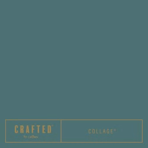 Crown Crafted Collage Matt Emulsion Dark Green Blue Water Based Paint 2.5L – 2