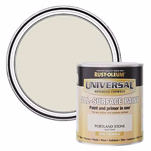 Rust-Oleum Universal Paint and Primer Satin in Beige, 0.75 l – 2