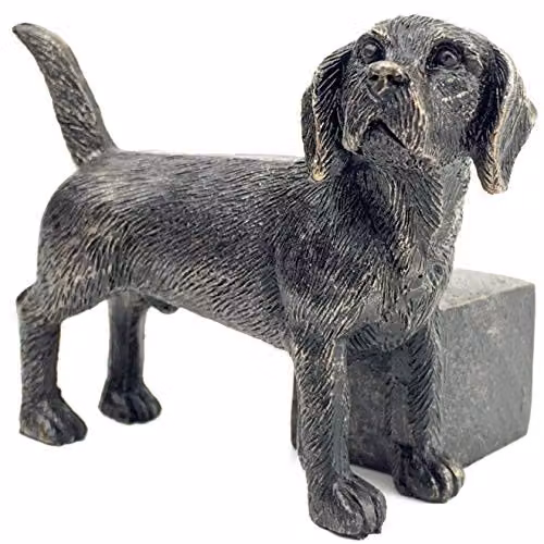 Jardinopia Beagle Plant Pot Feet, Set of 3, Bronze, W: 10.5 cm, D: 8.5 cm, H: 7.5 cm – 5