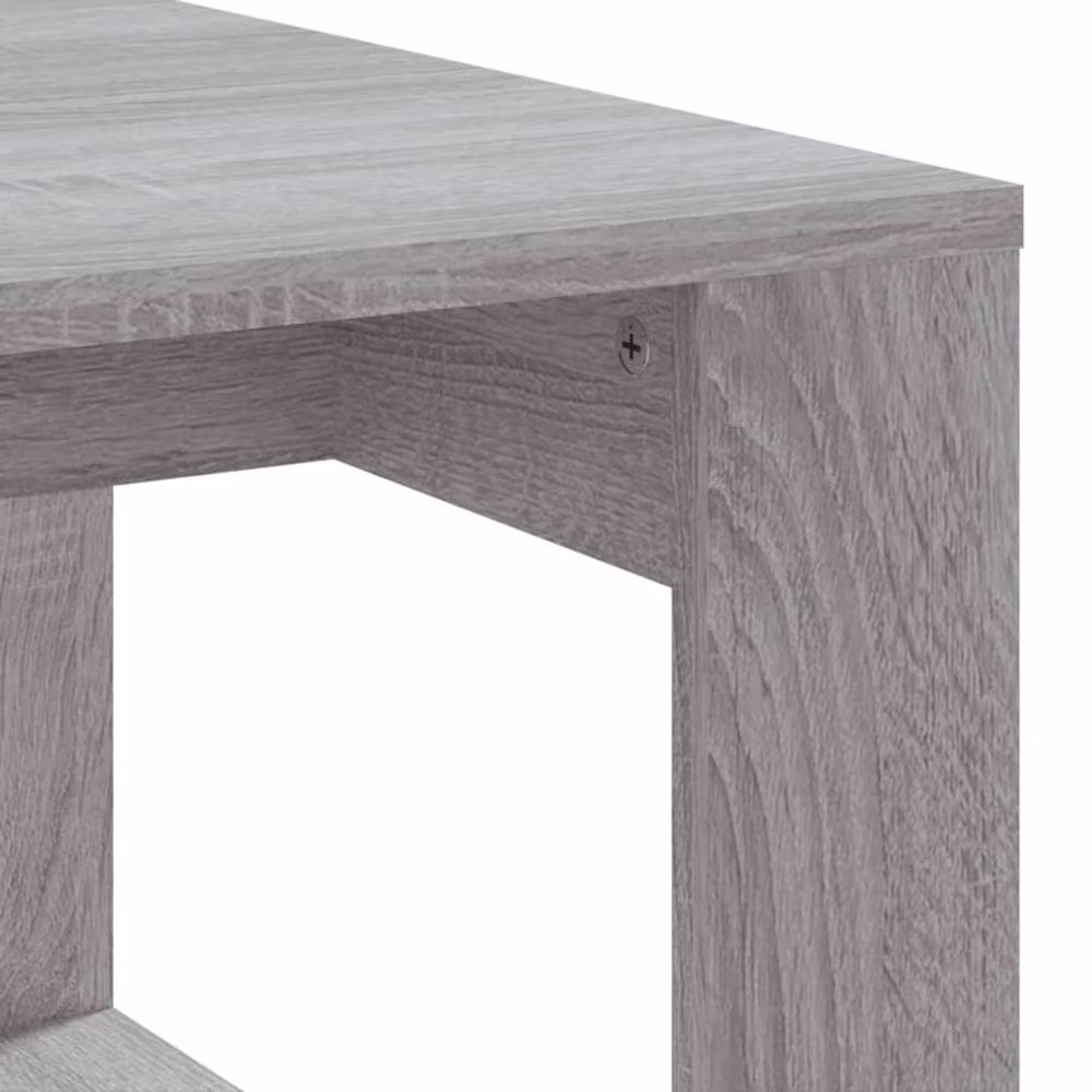 Berkfield Home Grey Sonoma Coffee Table in Engineered Wood, W: 102 cm, D: 50 cm, H: 35 cm – 4