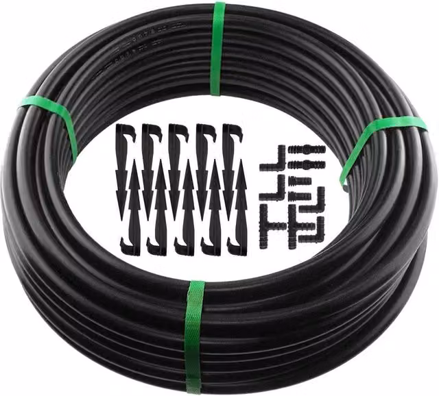 SPETLEK Black LDPE Garden Irrigation Water Pipe, 13 mm, 100 g – 1
