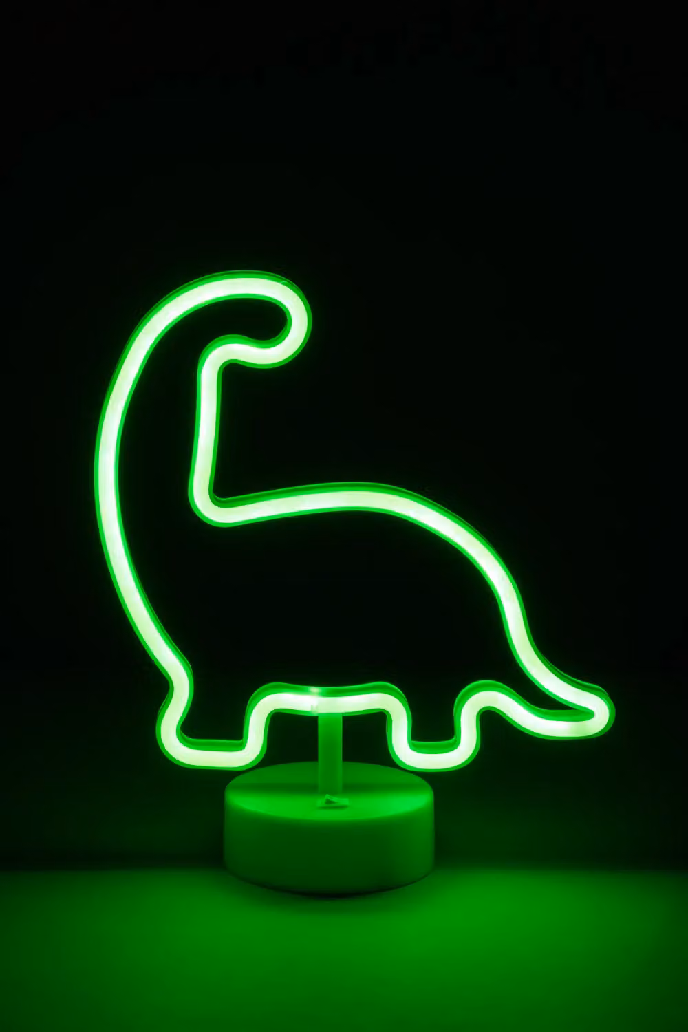 BHS Lighting Glow Dinosaur LED Neon Table Lamp in Green – 2