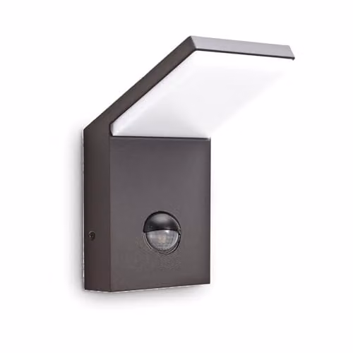 Ideal Lux Netlighting Style LED 1 Light Outdoor Wall Light in Anthracite Black IP54