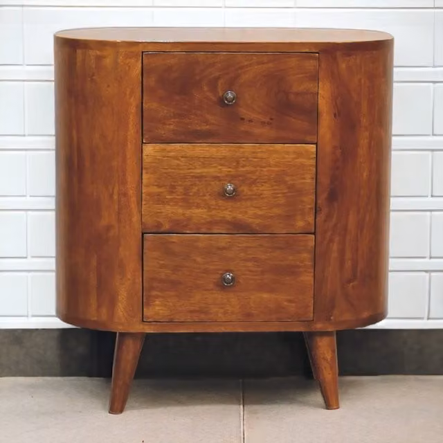 Artisan Mango Wood Classic Cabinet, Brown, W/D/H: 60.0 x 30.0 x 65.0 cm – 1