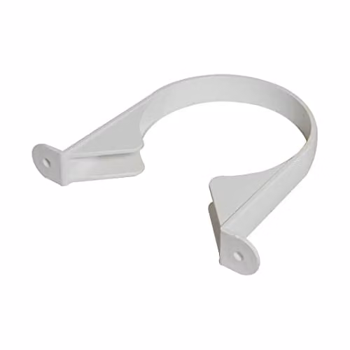 FloPlast 110mm Soil Pipe Clip, White