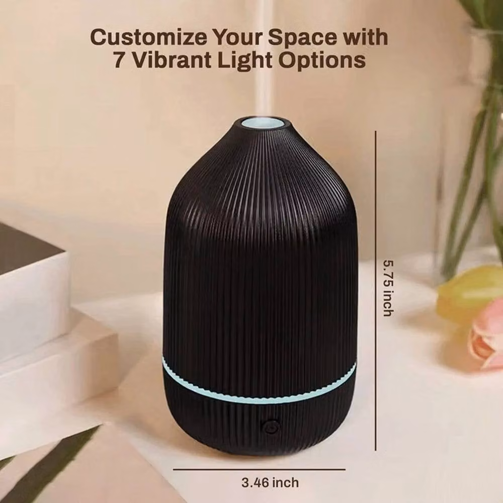 NESTLUNE Essential Oil Aromatherapy Diffuser, Black, 100 ml – 2