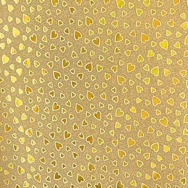 Syntego Pack of 10 Gold and Silver Heart Shaped A4 Paper Sheets