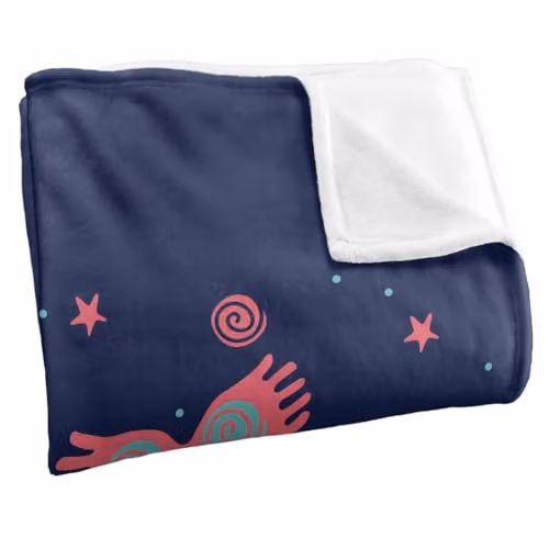 LOGOVISION Harry Potter Luna Lovegood Glasses Super Soft Silky Touch Fleece Throw Blanket, Multicolour, W: 152.4 cm x L: 127.0 cm – 2