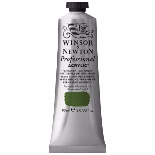 Winsor & Newton Professional Acrylic Colour Permanent Sap Green 60 ml