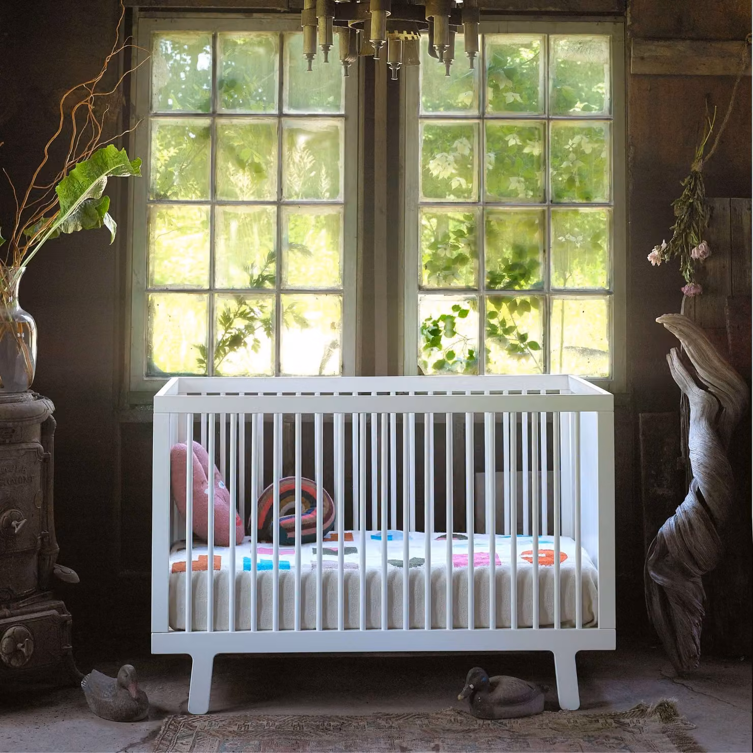 Oeuf NYC Sparrow Cot Bed in White – 4