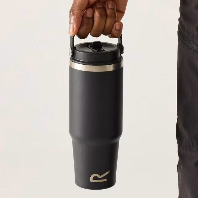 Regatta Thermulate Stainless Steel Tumbler, Black, 900 ml