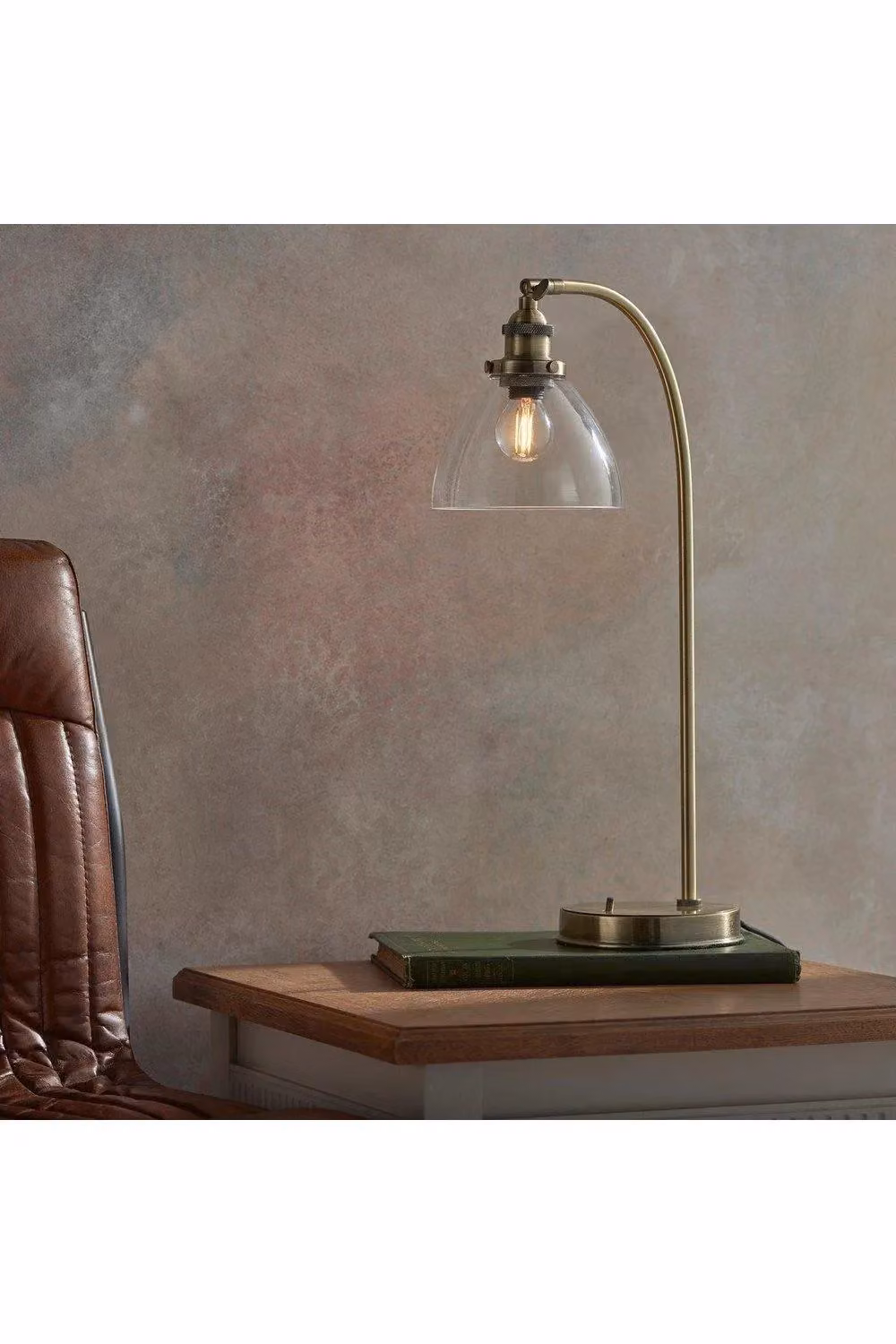Netlighting Hansen Table Lamp in Gold and Transparent Glass with E14 Socket – 2