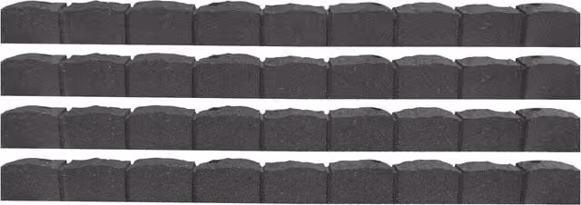 Garden Gear Eco-friendly Roman Stone Effect Border Edging in Grey