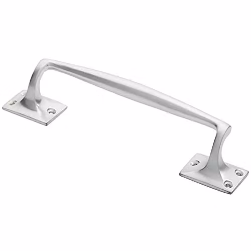 Loops One Piece Door Pull Handle in Chrome, Length: 25 cm, Projection: 5.4 cm