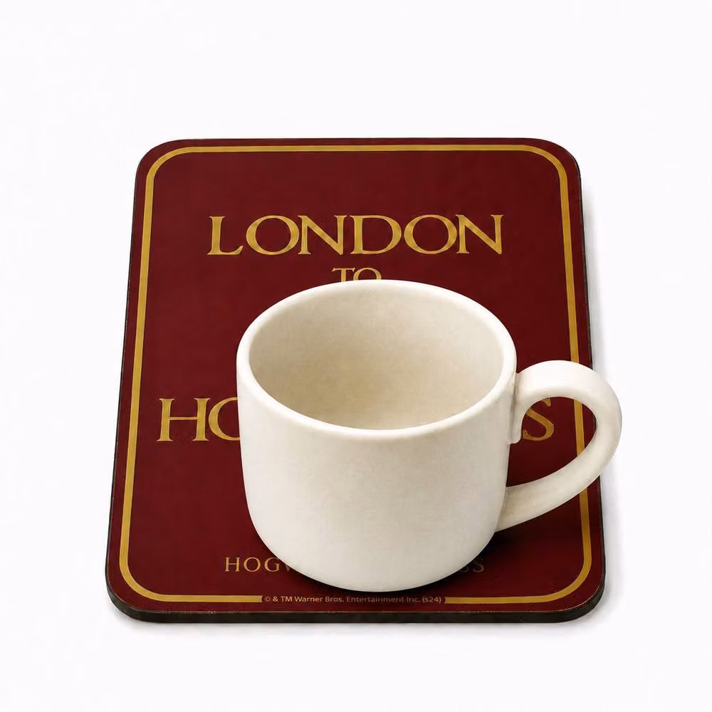 Harry Potter London to Hogwarts Coaster in Red and Multicolour – 2