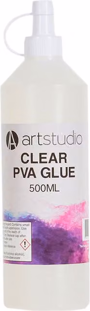 Artstudio Clear Liquid PVA Glue, 500ml, Transparent