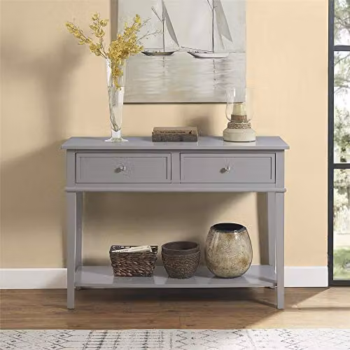 Ameriwood Home Franklin Console Table in Grey – 2
