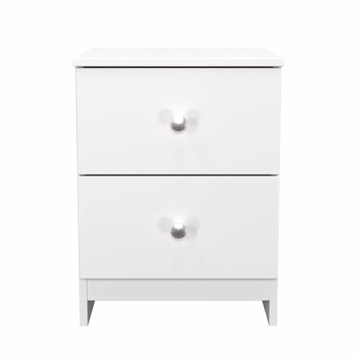 2 U Newlyn 2 Drawer Bedside Cabinet in White – 2