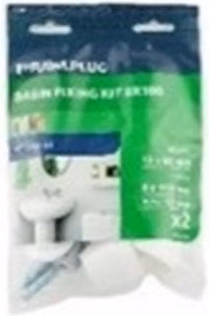 Rawlplug Basin Fixing Kit in White