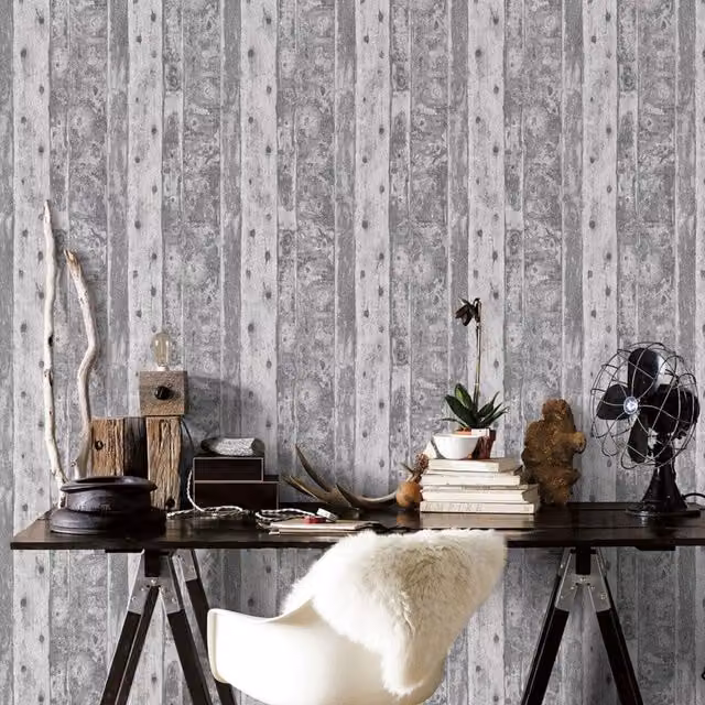 Galerie Abstract Industrial Grey Wallpaper Roll