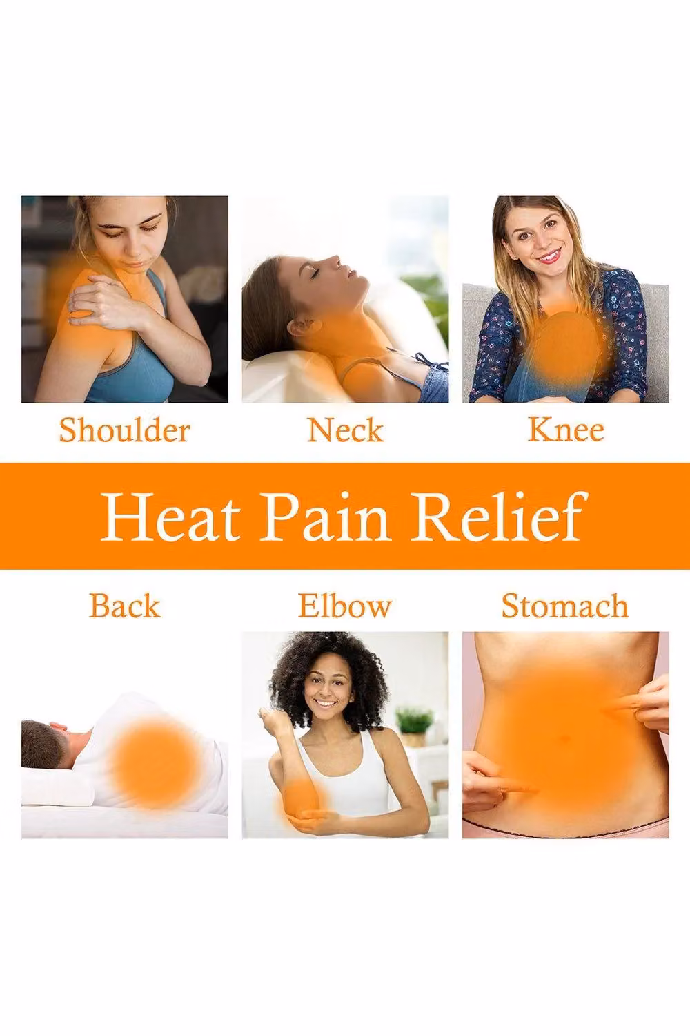 Homefront Grey Fleece Electric Heated Cushion Pillow for Therapeutic Pain Relief on Neck, Shoulder or Knee – 2