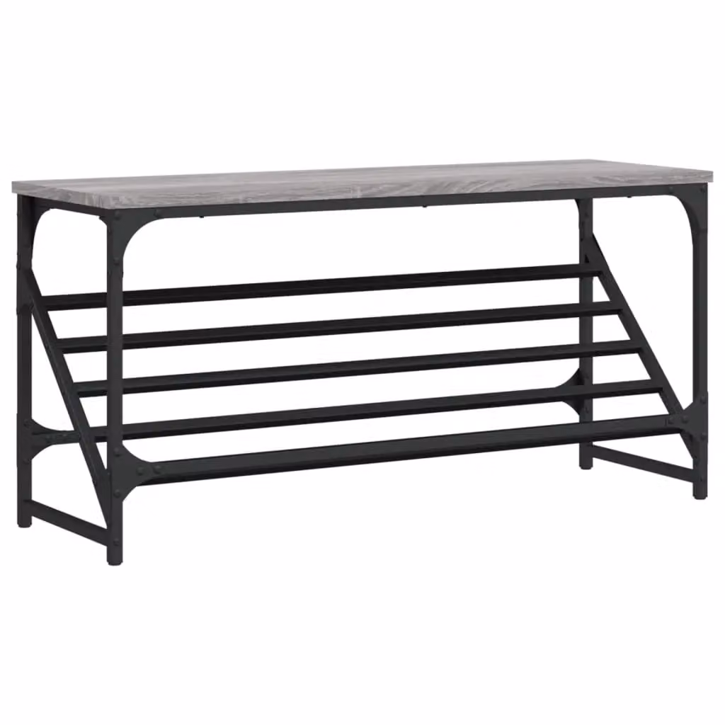 Berkfield Home Grey Sonoma Shoe Rack, W/D/H: 90 x 30 x 45 cm – 2