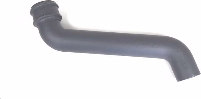 Hargreaves Premier Cast Iron Round Downpipe Offset, Grey, Projection: 38 cm, Diameter: 15 cm