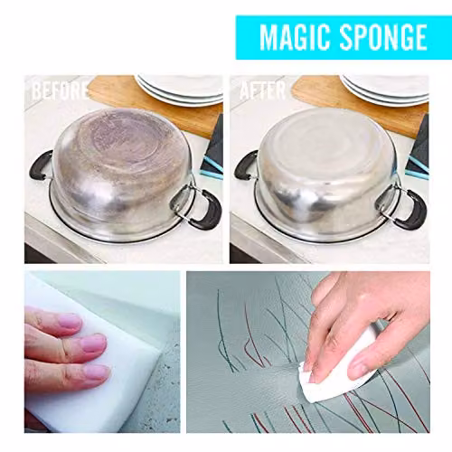 Keep it Handy Large Magic Sponge Eraser Set, White – 4